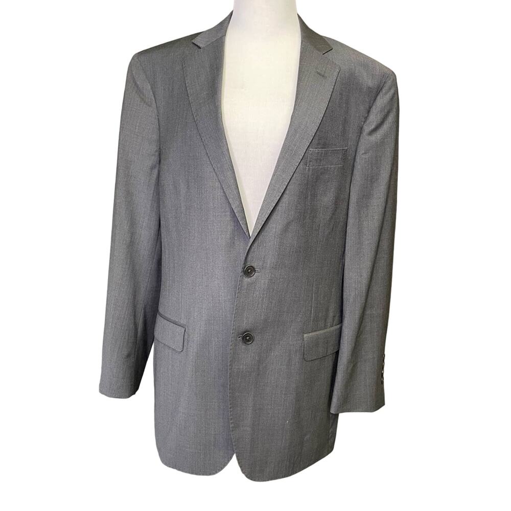 Brooks Brothers Blazer Explorer Madison Fit 43R Wool Blend Light Blue Summer